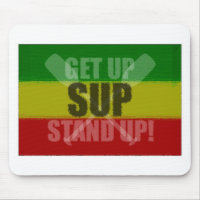 Get Up Stand Up SUP Mousepad