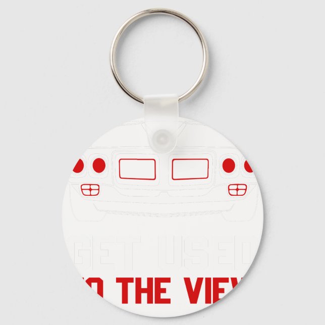 get used to the view firebird key ring (Front)