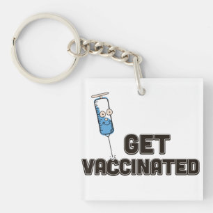 Get Vaccinated Key Ring