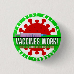 GET VACCINATED PERSONAL CAMPAIGN BUTTON