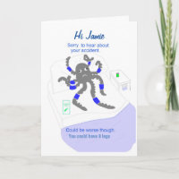 Get well after accident, add name front