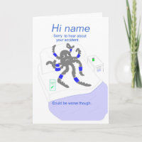 Get well after accident, add name front