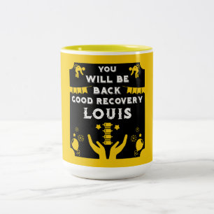 Get Well After Back Surgery Two-Tone Coffee Mug