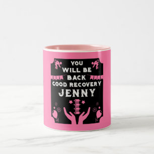 Get Well After Back Surgery Two-Tone Coffee Mug