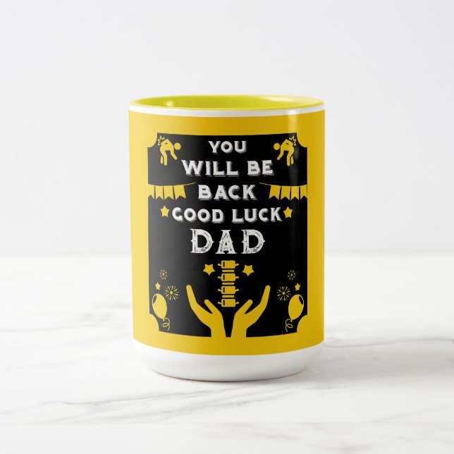 Get Well After Back Surgery Two-Tone Coffee Mug (Center)