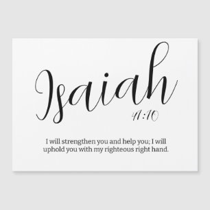 Get Well Bible Verse   Isaiah 41   Strength Magnet