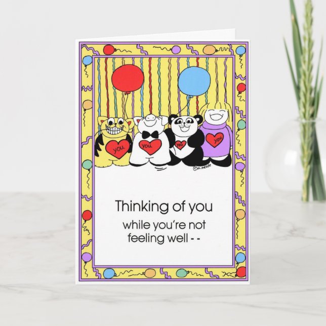 GET WELL  Card (Front)