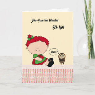 Get Well Card for Child with Measles