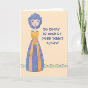 Get Well Card for Tennis Elbow