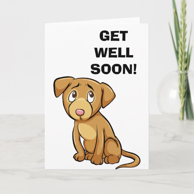 Get Well Cards For Dogs (Front)