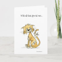 Get Well Cat Card