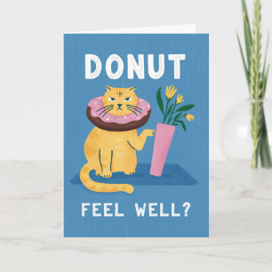 Get Well Cat Card