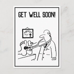 Get Well - Charity Fund Raiser Gift Item Postcard