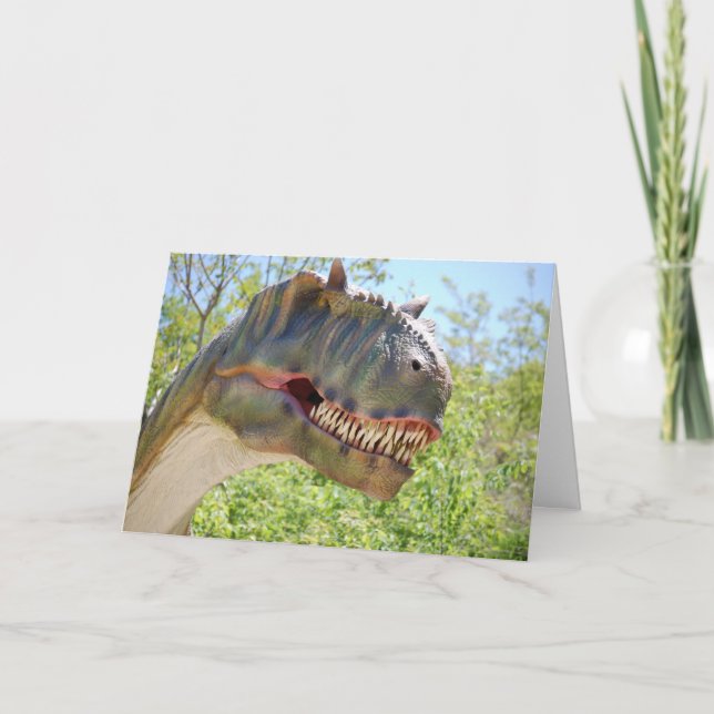 Get Well Dinosaur Card (Front)