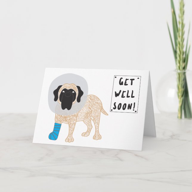 Get Well Dog Card (Front)