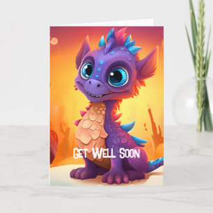 Get Well - Folded Greeting Card