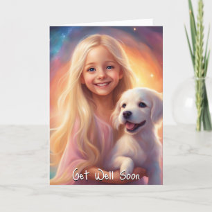 Get Well - Folded Greeting Card