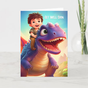 Get Well - Folded Greeting Card