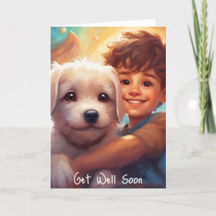Get Well - Folded Greeting Card