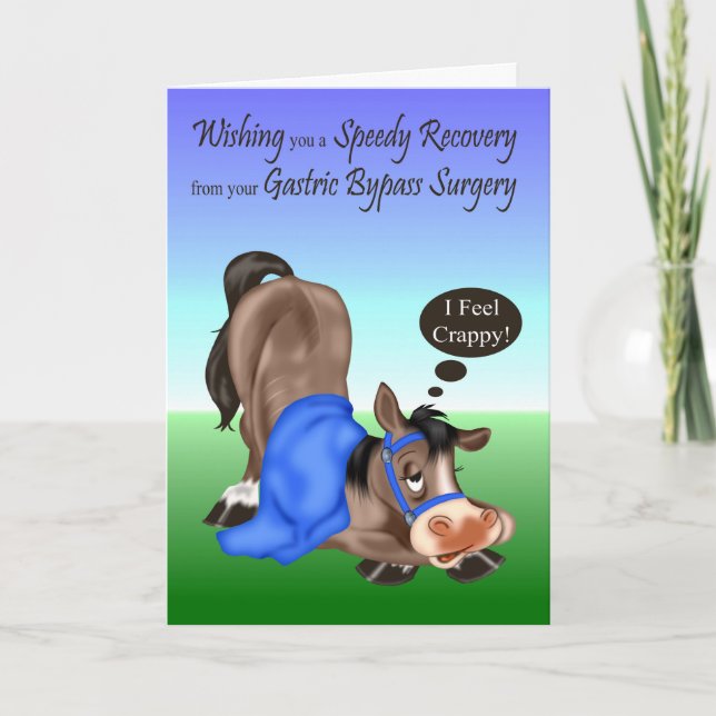 Get Well, Gastric Bypass Surgery Greeting Card (Front)