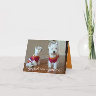 Get Well Grandma Thank You Card