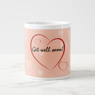 Get Well Hearts Large Coffee Mug