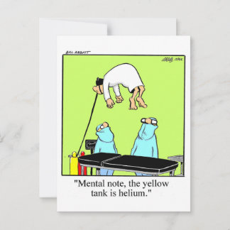 Get Well Humor Postcard