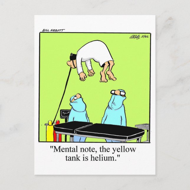 Get Well Humor Postcard (Front)