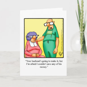 Get Well Humour Card "Spectickles"