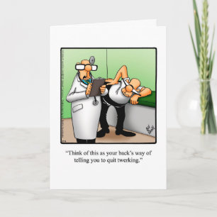 Get Well Humour Greeting Card