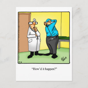 Get Well Humour Postcard