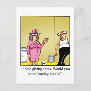 Get Well Humour Postcard