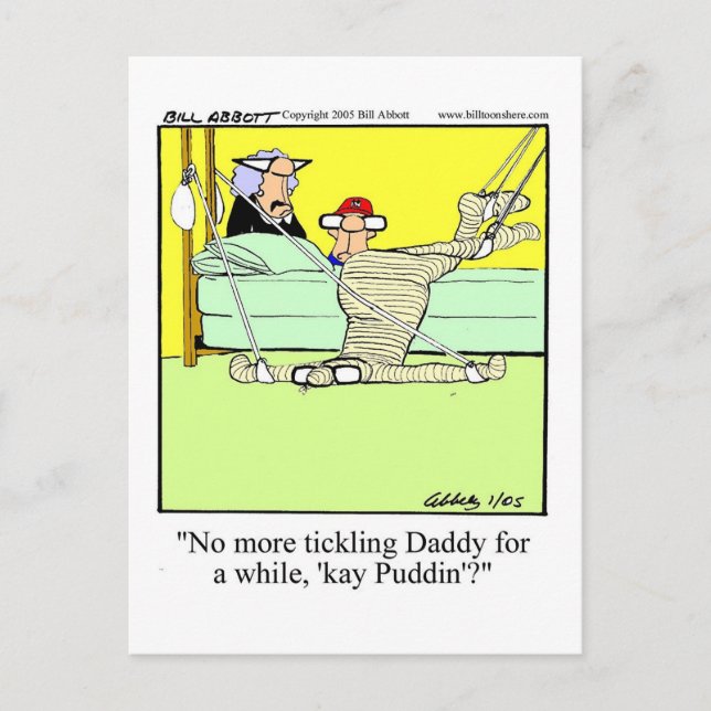 Get Well Humour Postcard (Front)
