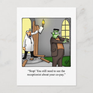 Get Well Humour Postcard "Spectickles'