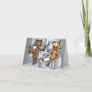 Get Well Kitties (Loki and Mayday) Card