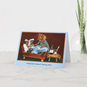 Get Well Kitty Card