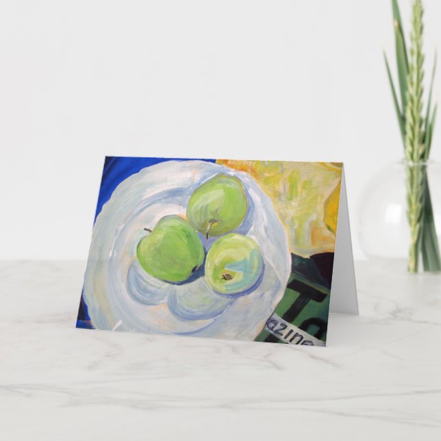 Get Well, Painting of Apples Card (Front)