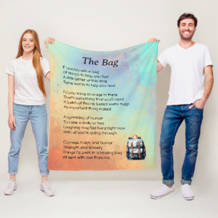 Get Well Poem Fleece Blanket