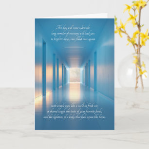 Get Well Sentimental Long Corridor of Recovery Card