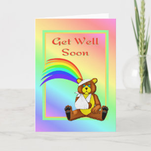 Get Well Soon Bear with BooBoos Card