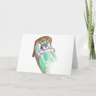 get well soon : bed card