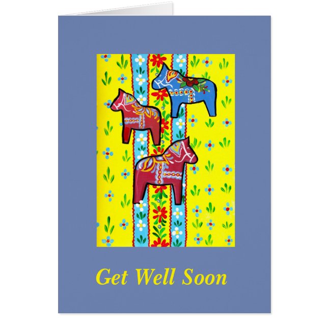 Get Well Soon, Blank Inside to personalise (Front)