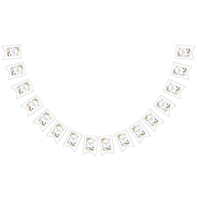 Get Well Soon Blues Bunting Banner (All)