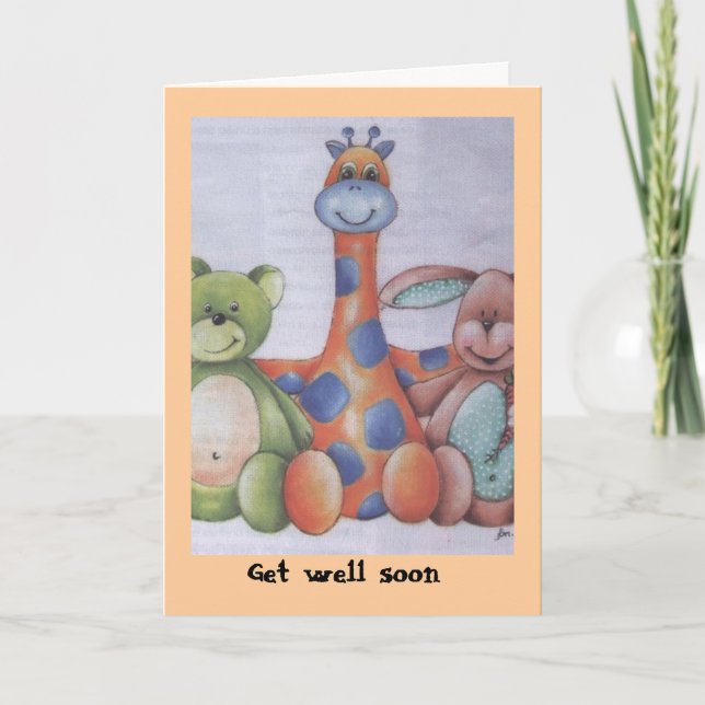 get well soon card (Front)