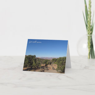 Get well soon card - Canyonlands