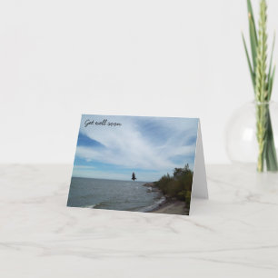 Get well soon card - Muskegon beach