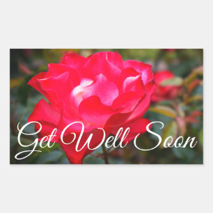 Get Well Soon Cherry Parfait Rose #2 Stickers