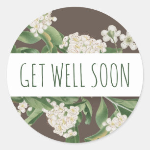 Get Well Soon Classic Round Sticker