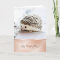 Get Well Soon | Cute Hedgehog Card