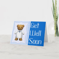 Get Well soon - Doctor Teddy Bear